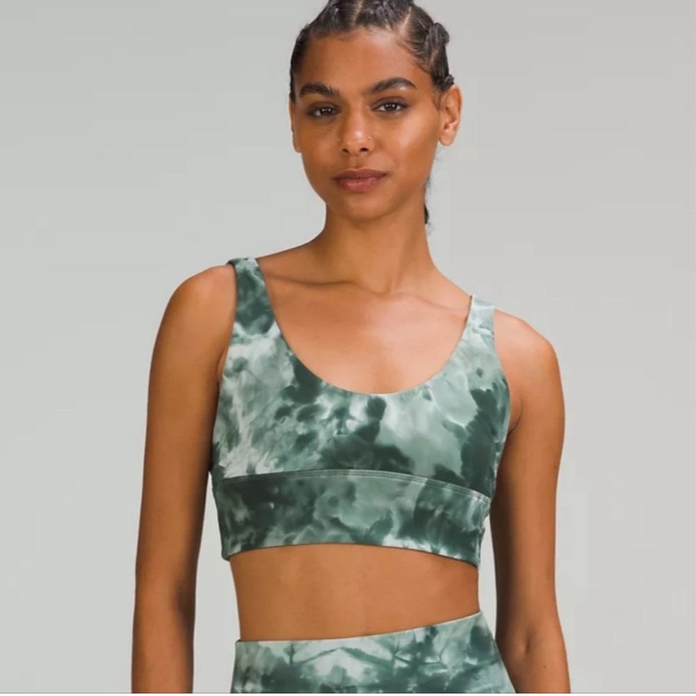 Lululemon Align Bra A/B cups, size 8, EUC, Diamond Dye Smoked Spruce/Smoked